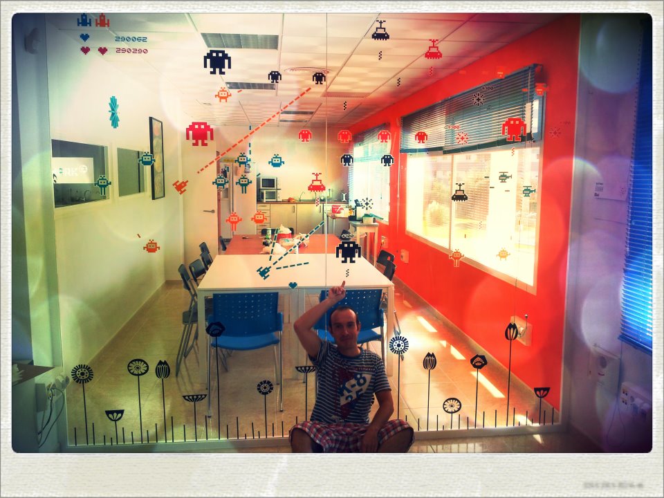 David en la cocina nueva